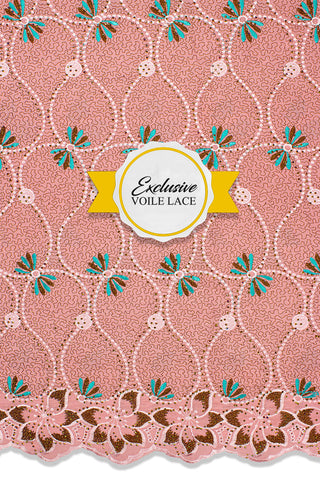 Voile Lace Exclusive - Pink - VL697