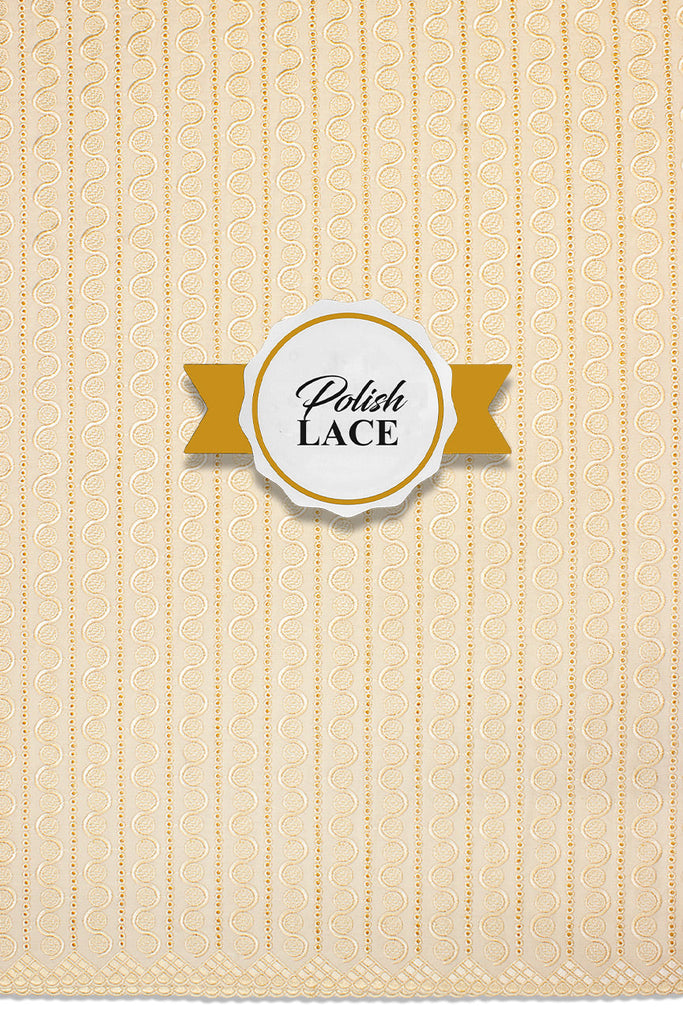 High Quality Polish Lace - HPL022 - Cream