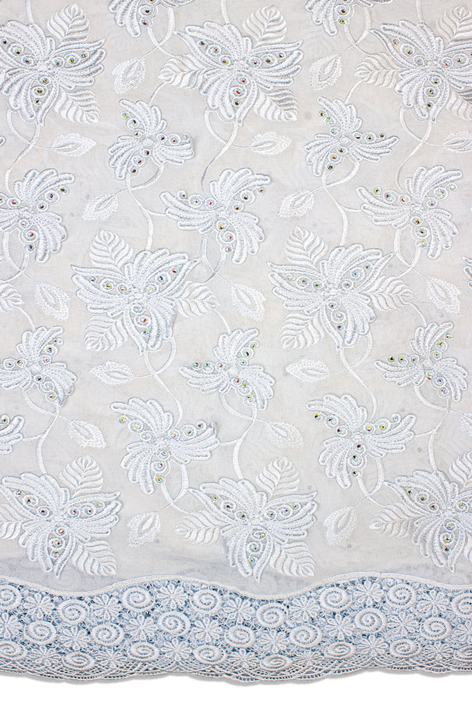 Celebrant Swiss Voile Lace - SWC054 - White
