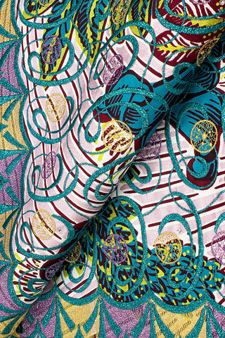 Vlisco Glitter Glam with Lace Embroidery - VHL5012
