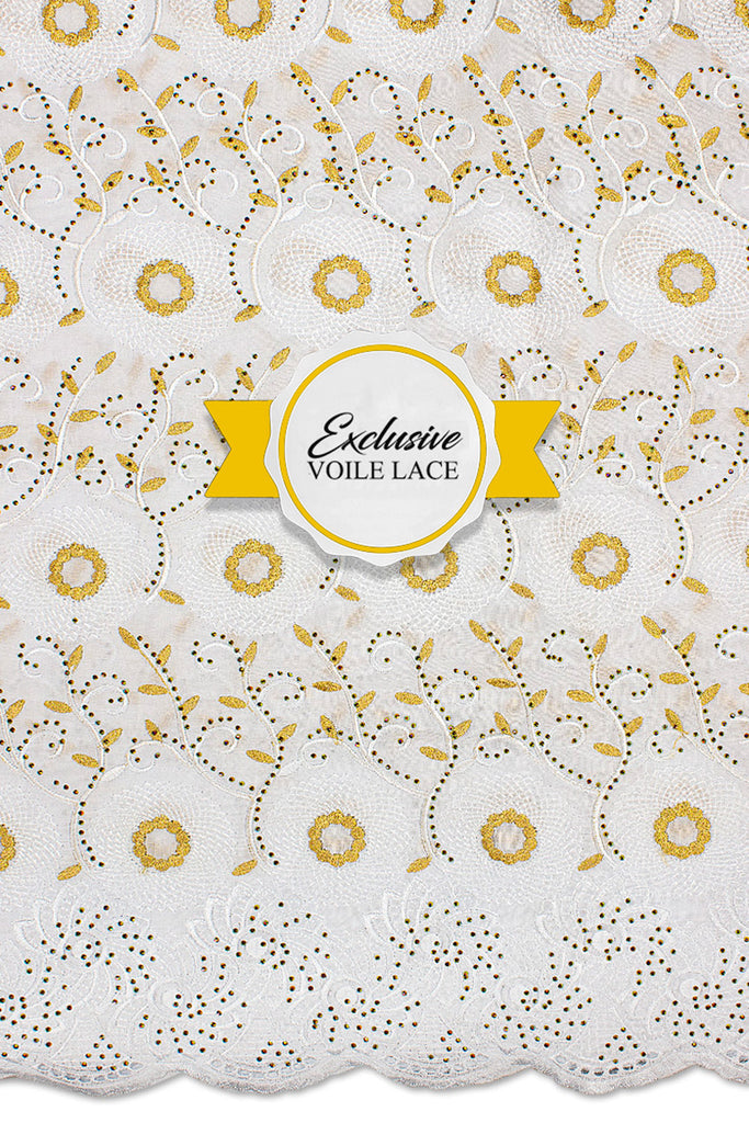 Voile Lace Exclusive - White - VL681